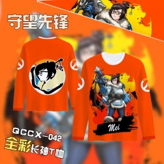 QCCX042-守望先锋动漫全彩长袖T恤