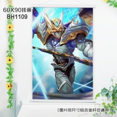 (60X90)BH1109-王者荣耀游戏白色塑料杆挂画