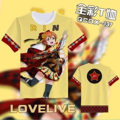 QCDX137-LOVELIVE动漫全彩T恤