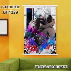 (60X90)BH1329-东京食尸鬼 动漫白色塑料杆挂画
