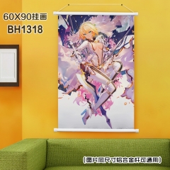 (60X90)BH1318-Fate Grand Order动漫白色塑料杆挂画