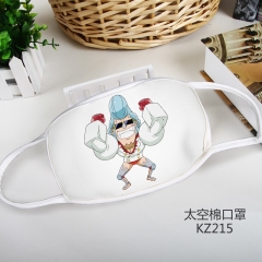 KZ215-海贼王动漫彩印太空棉口罩
