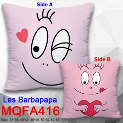 巴巴爸爸 Les Barbapapa MQFA416 双面抱枕 45*45cm
