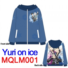 冰上的尤里 MQLM001-1加绒连帽卫衣