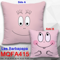 巴巴爸爸 Les Barbapapa MQFA415双面抱枕 45*45vm