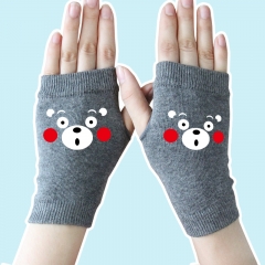 熊本熊1灰色半指手套