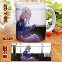 BZ1426-紫罗兰永恒花园 动漫彩印马克杯