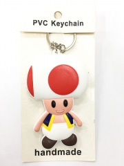 Super Mario two-sided key chain 5超级玛丽钥匙扣
