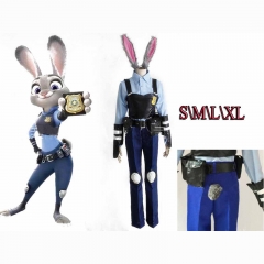 疯狂的动物城兔子朱迪cos服 警服 cosplay服装 动漫服装
