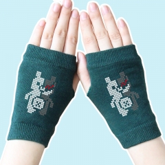 黑白熊1墨绿色手套