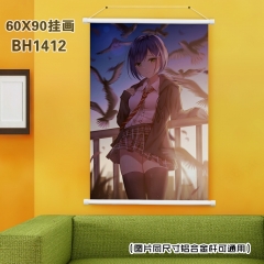 (60X90)BH1412-DARLING in the FRANXX动漫白色塑料杆挂画