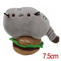 吉猫甜甜圈坐薄饼毛绒公仔玩偶玩具7.5cm