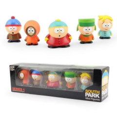仓库三号柜库存5套  正版South Park 衰仔乐园车载公仔娃娃5款摆件 玩偶