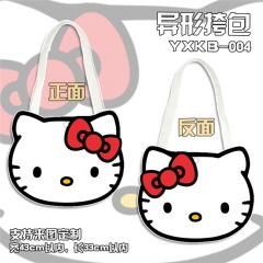 YXKB004-Hello Kitty 动漫仿棉麻异形挎包