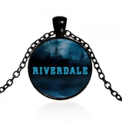 欧美影视周边河谷镇Riverdale项链 热销时光宝石吊坠项饰毛衣链