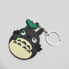 日本动漫totoro龙猫钥匙扣小梅钥匙圈千与千寻包包挂件无脸男礼品