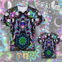 QCDX510-个性全彩短袖T恤