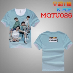 MQTU026-3 K-POP 短袖全彩T恤