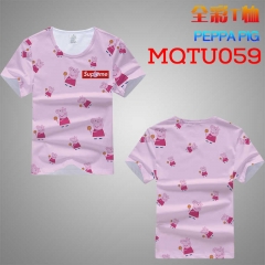 MQTU059-3 小猪佩奇 短袖全彩T恤