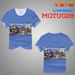 MQTU028-3 守望先锋 短袖全彩T恤