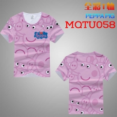 MQTU058-3 小猪佩奇 短袖全彩T恤