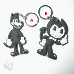 Bendy and the Ink Machine 惊悚游戏班迪和印墨机钥匙扣狗钥匙圈