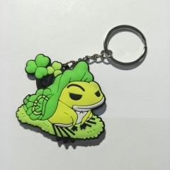 网红旅行青蛙周边 旅かえる蛙的旅行 日本动漫 幸运草蛙 钥匙扣