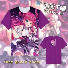 QCDX551-fate grand order 动漫全彩T恤