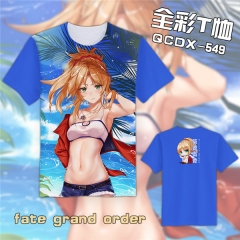 QCDX549-fate grand order 动漫全彩T恤