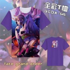 QCDX545-fate grand order 动漫全彩T恤