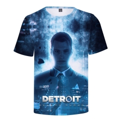夏季T恤底特律Detroit Become Human 个性简约 影视周边 3D全彩短