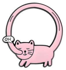 猫咪金属钥匙环圈