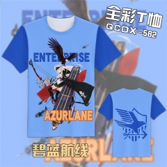 QCDX582-碧蓝航线 白鹰 企业 游戏全彩T恤
