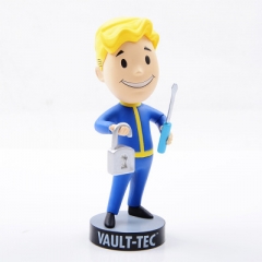 Fallout4辐射4游戏周边手办一代111辐射小子(Vault Boy)公仔 手办