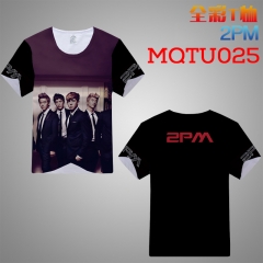 2PM MQTU025全彩短袖T恤