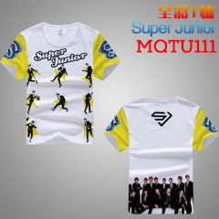 Super Junior MQTU111全彩短袖T恤