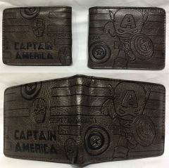 美国队长 压纹新款钱包 11.5X9.5cm