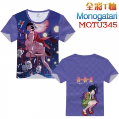 MQTU345-3 化物语 全彩短袖T恤