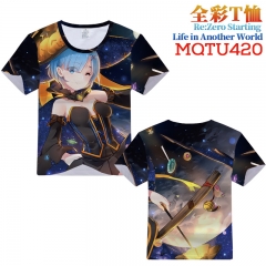 MQTU420 从零开始的异世界生活 全彩T恤