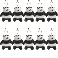 4寸站款熊猫挂件 10个1套