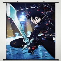 刀剑神域挂画 Sword Art Online动漫挂画布画明星挂画周边 批发