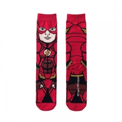 炫中长筒运动袜 漫威超级英雄男女情侣袜子 蝙蝠侠毒液滑板个性棉袜