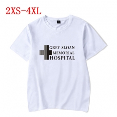 美剧实习医生格蕾潮流Grey's Anatomy新款宽松男装短袖T恤