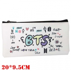 BTS防弹少年团BT21新专辑糖果色笔袋文具袋文具盒手袋周边