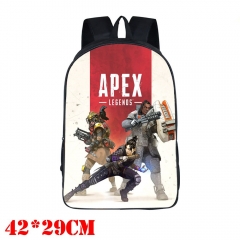 跨境热销apex legends游戏周边学生书包创意涤纶舒适双肩背包代发