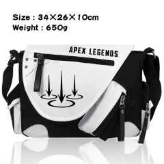 APEX英雄-加厚PU皮帆布拼色挎包