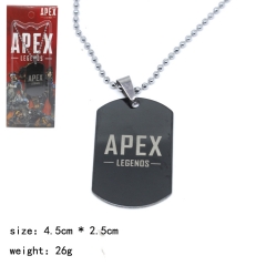 亚马逊爆款apex英雄钥匙扣 不锈钢项链