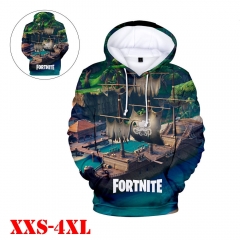 成人童装2019新款堡垒之夜Fortnite第八赛季数码印花3D带帽卫衣