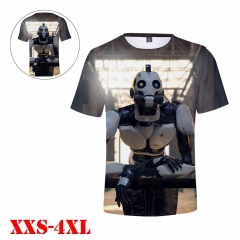 热搜新美剧爱死亡和机器人LOVE DEATH+ROBOTS 3D数码印花短袖T恤