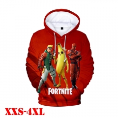 成人童装2019新款堡垒之夜Fortnite第八赛季数码印花3D带帽卫衣